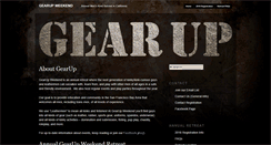 Desktop Screenshot of gearupweekend.com
